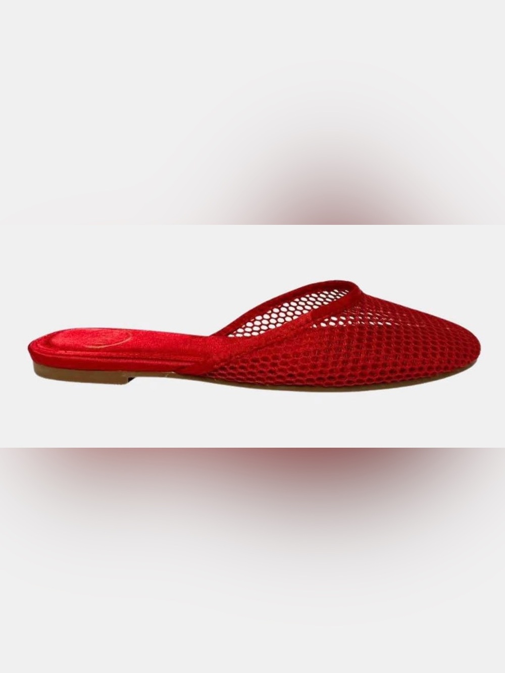 ❤️✨ Makers Shoes LEVI Red Mesh Mules Size 8